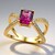 Anello in oro con Umbalite (de Melo)