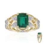 Anello in oro con Smeraldo Zambia (Rifkind 1894 Collection)