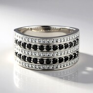 Edelstein-Silberring