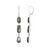 Pendientes en plata con Labradorita verde de Maniry (KM by Juwelo)