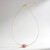 Collana in acciaio inossidabile con Rodocrosite
