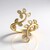Anello in oro con Diamante Cioccolato I2 (SUHANA)