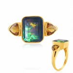 Anillo en plata con Ópalo de Mezezo (de Melo Essence)