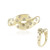 Gouden ring met I2 Champagne Diamanten (de Melo Gold)