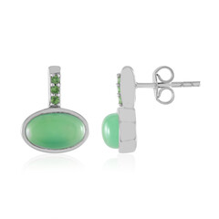 Chrysoprase Silver Earrings (KM by Juwelo)