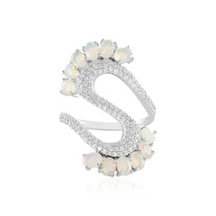 Anello in argento con Opale di Welo