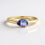 Anello in argento con Tanzanite (non riscaldata)
