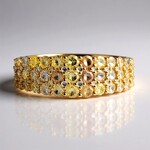 Anello in oro con Diamante Fancy SI2 (CIRARI)
