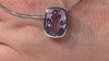 Colgante en plata con Amatista Rosa de Francia (MONOSONO COLLECTION)