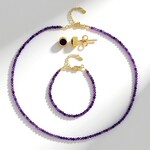 Parure in argento con Ametista Zambiana