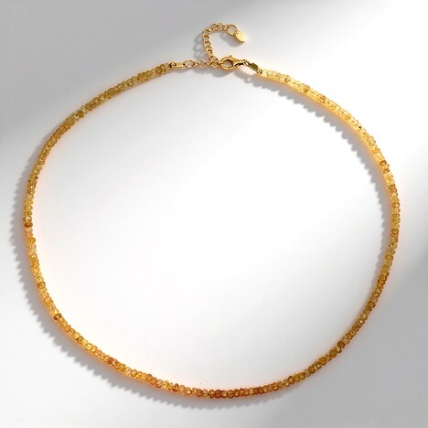 Collana in argento con Topazio Imperiale