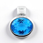Ciondolo in argento con Topazio Marambaia (de Melo Essence)