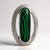 Ciondolo in argento con Malachite (MONOSONO COLLECTION)