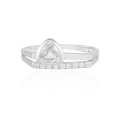 Anillo en plata con Zircón (de Melo Essence)