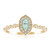 Gouden ring met een Braziliaanse Paraiba toermalijn (AMAYANI)