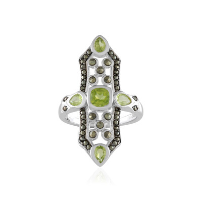 Peridot Silver Ring