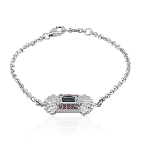 Bracelet en argent et Topaze bleu de Londres (Remy Rotenier)