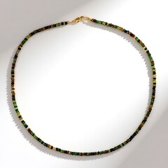 Collana in argento con Tormalina Nigeriana