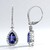Boucles d'oreilles en or et Tanzanite AAA (CIRARI)
