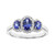 Anello in oro con Tanzanite AAA