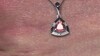 Colgante en plata con Piedra del sol de Oregón