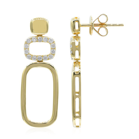 Boucles d'oreilles en or et Diamant I1 (H) (CIRARI)