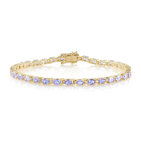 Brazalete en plata con Tanzanita