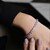 Bracciale in argento con Tanzanite