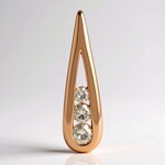 Ciondolo in oro con Diamante Rose de France VS1 di Argyle (Annette)
