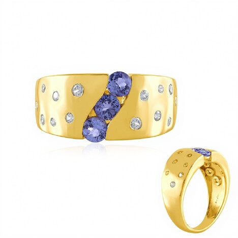 Bague en argent et Tanzanite (de Melo Essence)