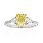 Gelber SI2 Brillant-Goldring (CIRARI)