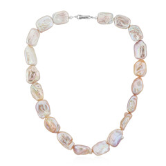 Keshi-Perlen-Silberhalskette (TPC)