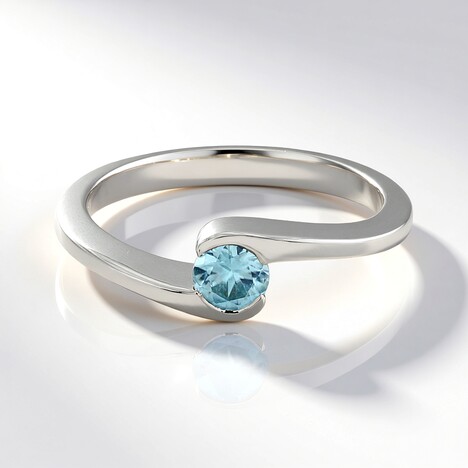Bague en argent et Zircon de Ratanakiri