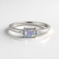 Welo-Opal-Silberring