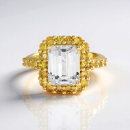 Anillo en plata con Zircón (Adela Silber)