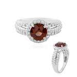 Anello in argento con Zircone Rosa