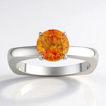 Anello in argento con Sfalerite (de Melo Essence)