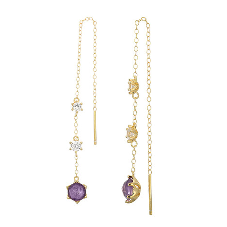 Orecchini in argento con Ametista