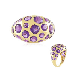 Sambia-Amethyst-Silberring (de Melo Essence)