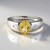 Anello in argento con Berillo Giallo