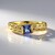Anello in oro con Tanzanite AAA (Ornaments by de Melo)