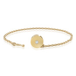 SI1 (G) Brillant-Silberarmband (Annette)
