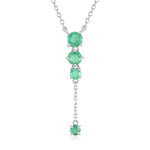 Collana in argento con Smeraldo Colombiano (de Melo Essence)