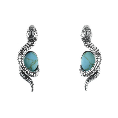 Türkis-Silberohrringe (dagen)