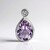 Ciondolo in argento con Ametista Rose de France