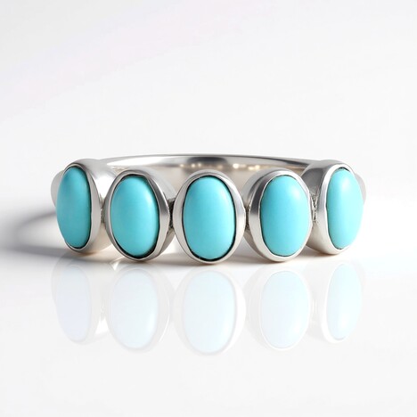 Anello in argento con Turchese