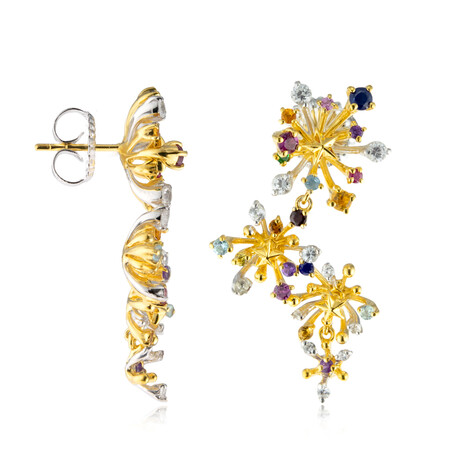 Edelstein-Silberohrringe (Gems en Vogue)