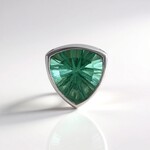 Ciondolo in argento con Fluorite Verde