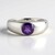 Anello in argento con Ametista del Marocco