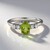 Anello in argento con Peridoto